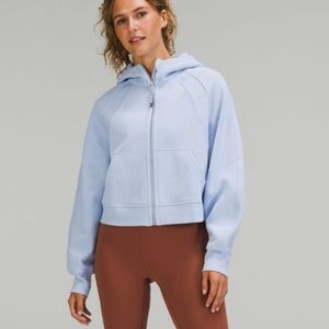 Lululemon scuba oversized full size in blue linen